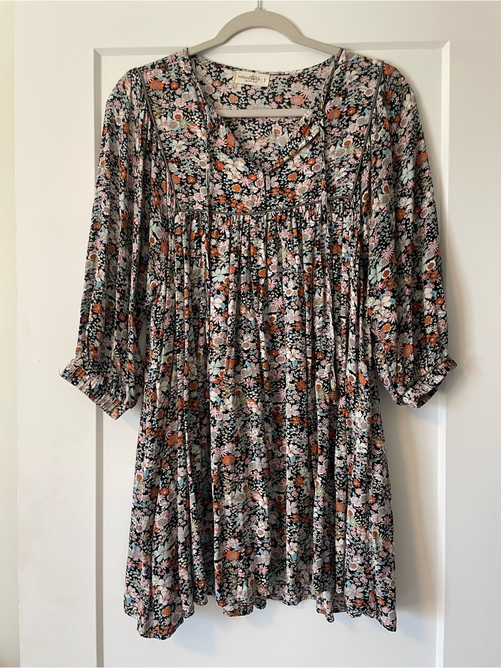 Natural Life Floral Mini Dress - Picture 1 of 3